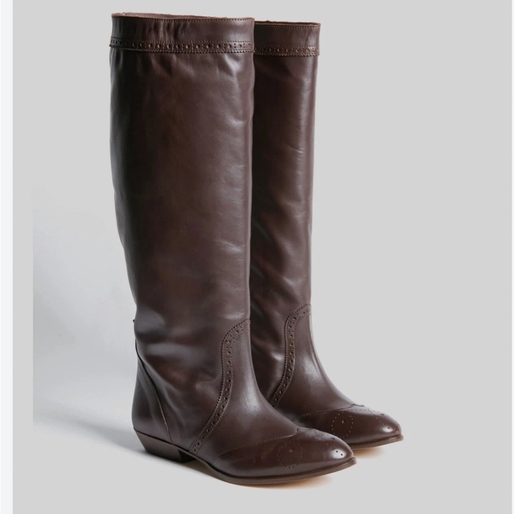 NEW Tuckernuck Middleton Western Boots Sz 9 Riding Boot Brown